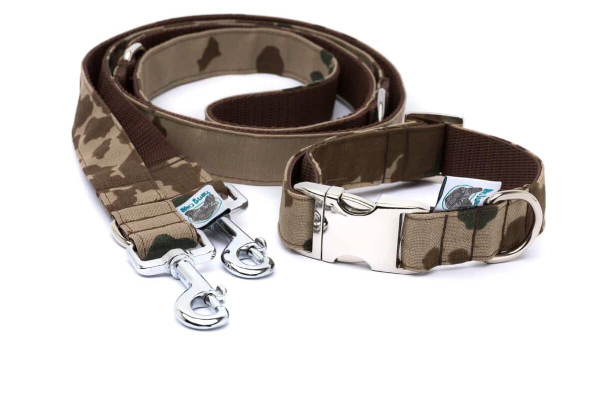Mio Bully Classics Halsband-Leine Tan Camouflage M 3.jpg