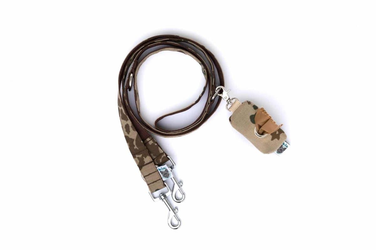 Mio Bully Classics Leine Tan Camouflage-Shittybag 1